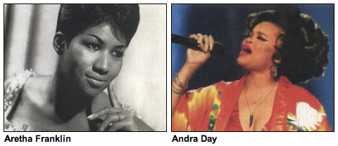 Aretha Franklin and Andra Day