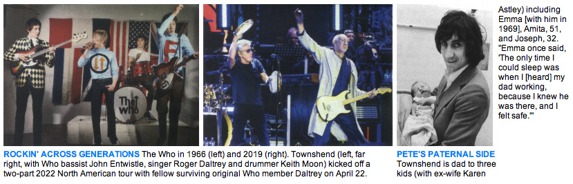 The Who in 1966 and 2019