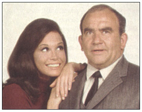 Mary Tyler Moore and Ed Asner