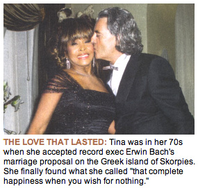 Tina Turner and Erwin Bach