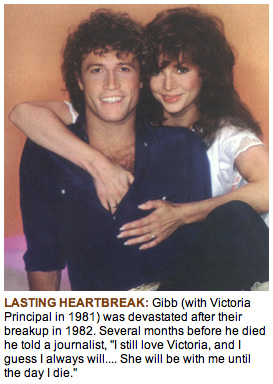 Andy Gibb and Victoria Principal