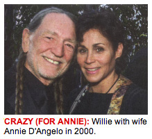 Willie Nelson and Annie D'Angelo