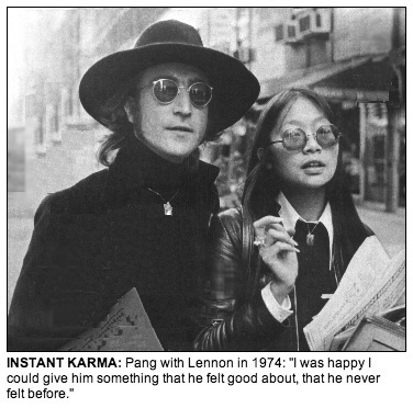 John Lennon and May Pang