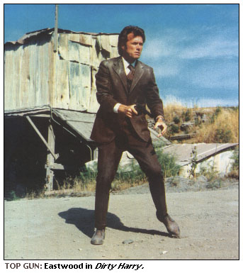 Clint Eastwood as Dirty Harry